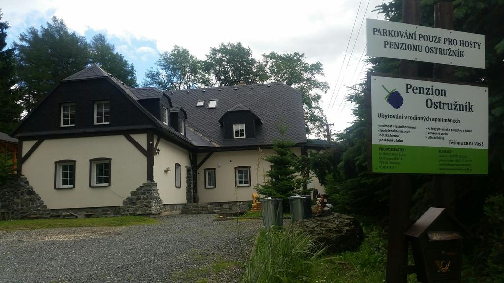 Penzion Ostruznik Ostružná エクステリア 写真